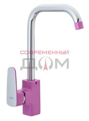 Кух.смеситель Ekko E40302 с гайкой , фиолетовый
